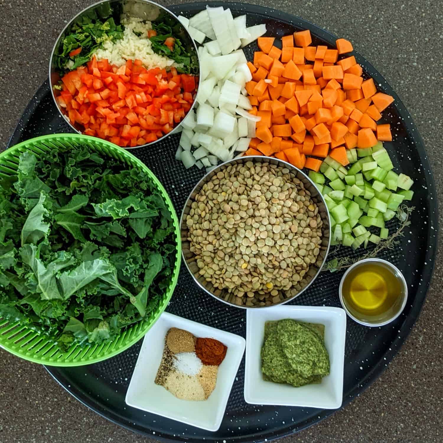 Lentil Kale Stew - Just Maika Cooking