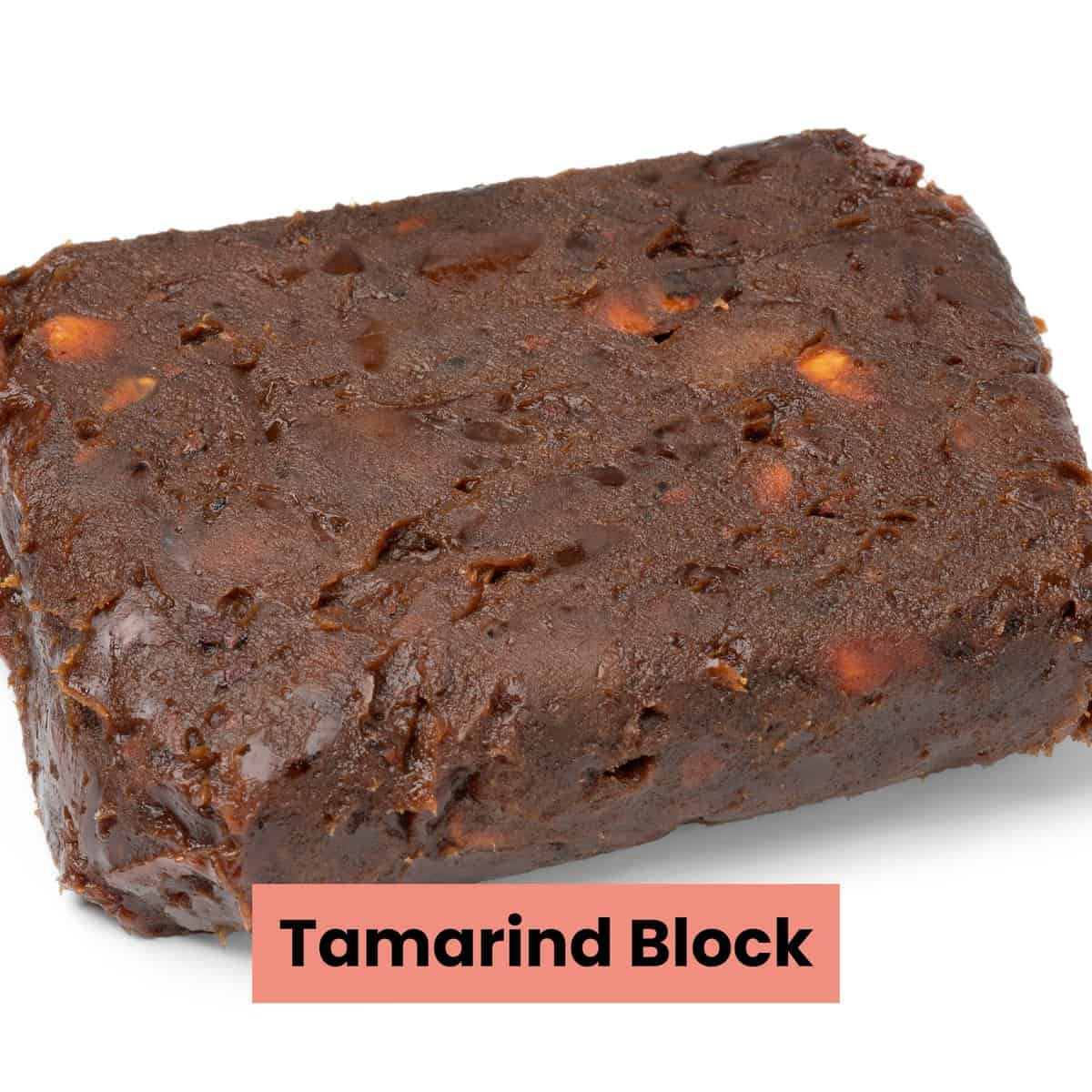 tamarind block labeled; tamarind block.