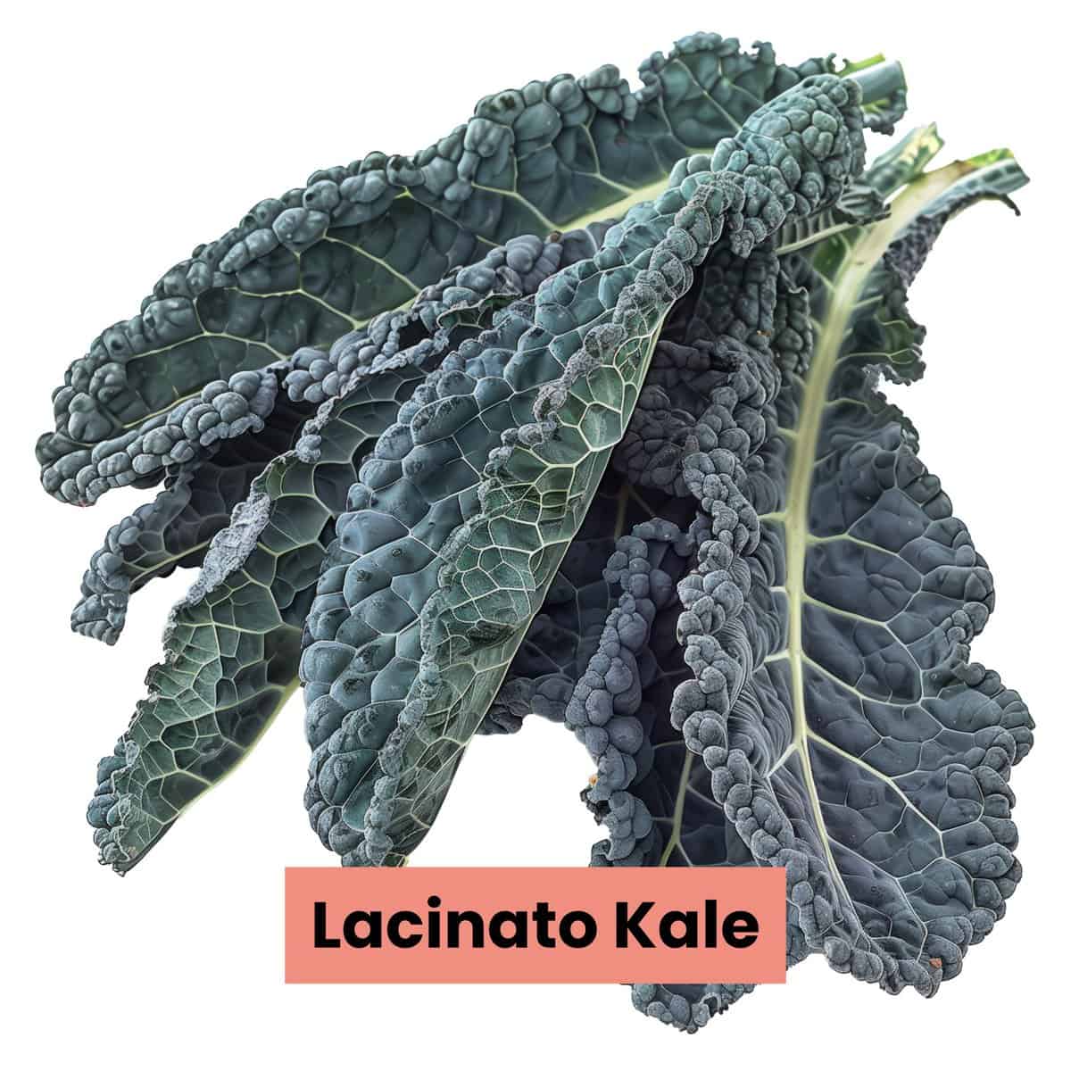 Fresh Lacinato kale with dark green, textured leaves, perfect for salads and healthy meals.