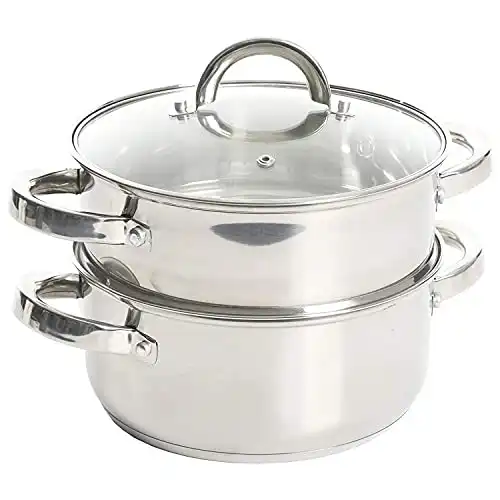 Oster Steamer Stainless Steel Cookware, 3.0-Quart