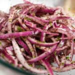 sumac onions in a bowl.